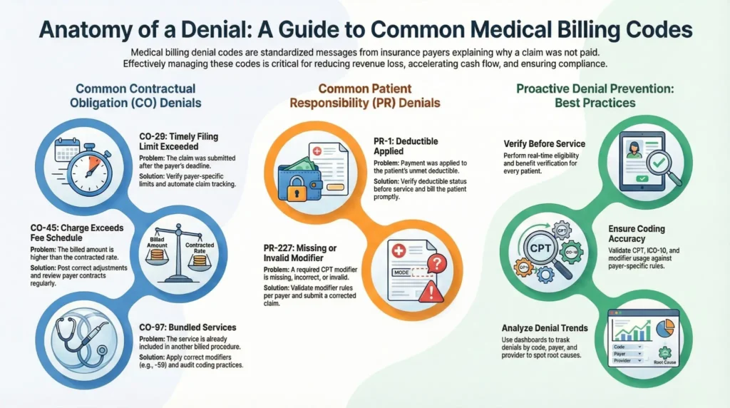 List Of Common Denial Codes And Their Reasons